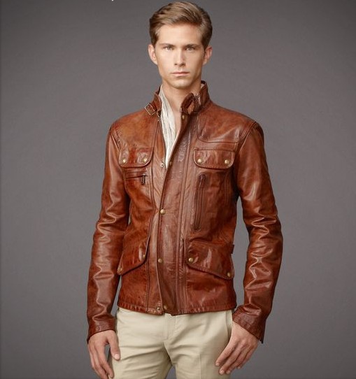 Veste Belstaff en Cuir Pour Homme Pas Cher